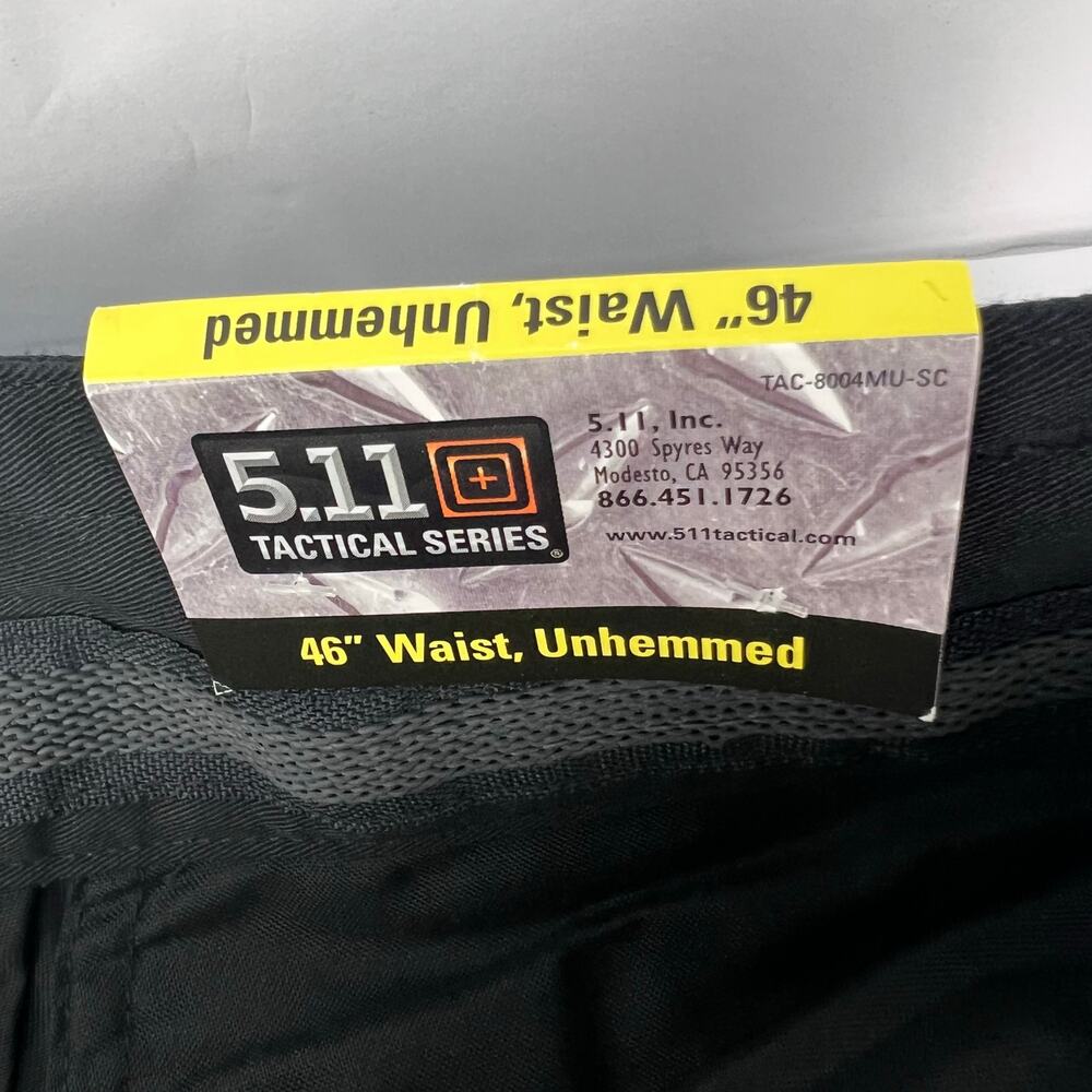 NEW 5.11 Tactical EMS Black Size 46 Unhemmed Men's 74310L Pans Teflon Coated - Picture 10 of 16